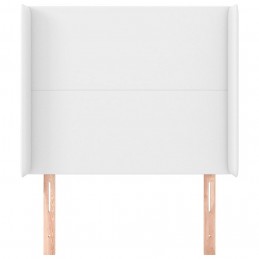 Acquista Testiera ad Orecchio Bianco 103x16x118/128 cm in Similpelle con riferimento GHV-3119385 della ditta GARDENHOME