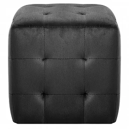 Acquista Pouf 2 pz Nero 30x30x30 cm in Velluto con riferimento GHV-278386 della ditta GARDENHOME