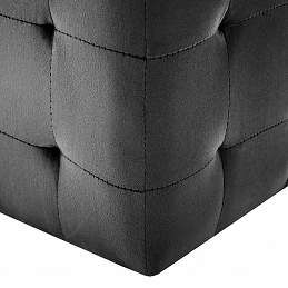 Acquista Pouf 2 pz Nero 30x30x30 cm in Velluto con riferimento GHV-278386 della ditta GARDENHOME