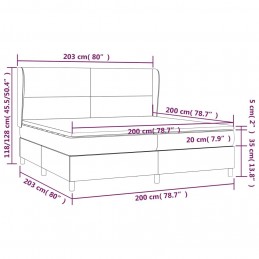 Acquista Giroletto a Molle con Materasso Verde Scuro 200x200 cm Velluto con riferimento GHV-3129114 della ditta GARDENHOME