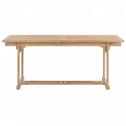 Acquista Tavolo da Giardino Allungabile 180-280x100x75 cm in Teak con riferimento GHV-44678 della ditta GARDENHOME