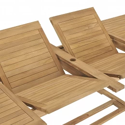 Acquista Tavolo da Giardino Allungabile 180-280x100x75 cm in Teak con riferimento GHV-44678 della ditta GARDENHOME