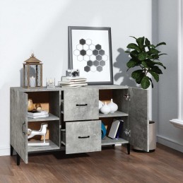 Acquista Credenza Grigio Cemento 100x36x60 cm in Legno Multistrato con riferimento GHV-812523 della ditta GARDENHOME