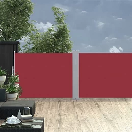 Acquista Tenda da Sole Laterale Retrattile Rossa 100x1000 cm con riferimento GHV-48477 della ditta GARDENHOME