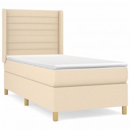 Acquista Giroletto a Molle con Materasso Crema 100x200 cm in Tessuto con riferimento GHV-3132054 della ditta GARDENHOME