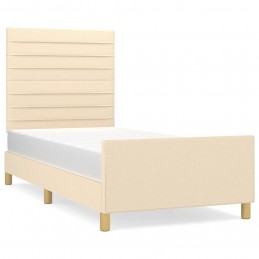 Acquista Giroletto con Testiera Crema 100x200 cm in Tessuto con riferimento GHV-3125119 della ditta GARDENHOME