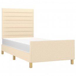 Acquista Giroletto con Testiera Crema 100x200 cm in Tessuto con riferimento GHV-3125119 della ditta GARDENHOME