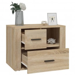Acquista Comodino Rovere Sonoma 60x36x45 cm in Legno Multistrato con riferimento GHV-816739 della ditta GARDENHOME