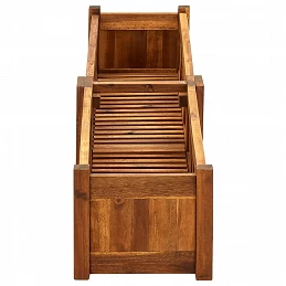 Acquista Letto Rialzato da Giardino in Legno di Acacia 150x30x25 cm con riferimento GHV-42567 della ditta GARDENHOME