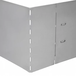Acquista Pannelli Recinzione per Prato 20 pz Acciaio Zincato 100x20 cm con riferimento GHV-274904 della ditta GARDENHOME