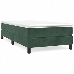 Acquista Giroletto a Molle Verde Scuro 90x200 cm in Velluto con riferimento GHV-3120751 della ditta GARDENHOME