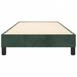 Acquista Giroletto a Molle Verde Scuro 90x200 cm in Velluto con riferimento GHV-3120751 della ditta GARDENHOME
