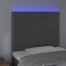 Acquista Testiera a LED Grigio Scuro 90x5x118/128 cm in Velluto con riferimento GHV-3122321 della ditta GARDENHOME