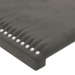 Acquista Testiera a LED Grigio Scuro 90x5x118/128 cm in Velluto con riferimento GHV-3122321 della ditta GARDENHOME