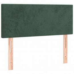 Acquista Giroletto a Molle con Materasso Verde Scuro 90x200 cm Velluto con riferimento GHV-3141164 della ditta GARDENHOME