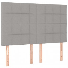Acquista Giroletto a Molle con Materasso Grigio Chiaro 140x200cm Tessuto con riferimento GHV-3136597 della ditta GARDENHOME