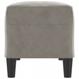 Acquista Panca Grigio chiaro 100x35x41 cm in Velluto con riferimento GHV-349421 della ditta GARDENHOME