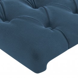 Acquista Testiere 4 pz Blu Scuro 100x7x78/88 cm in Velluto con riferimento GHV-3116738 della ditta GARDENHOME