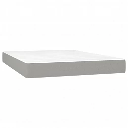 Acquista Giroletto a Molle con Materasso Grigio Chiaro 140x190cm Tessuto con riferimento GHV-3127037 della ditta GARDENHOME
