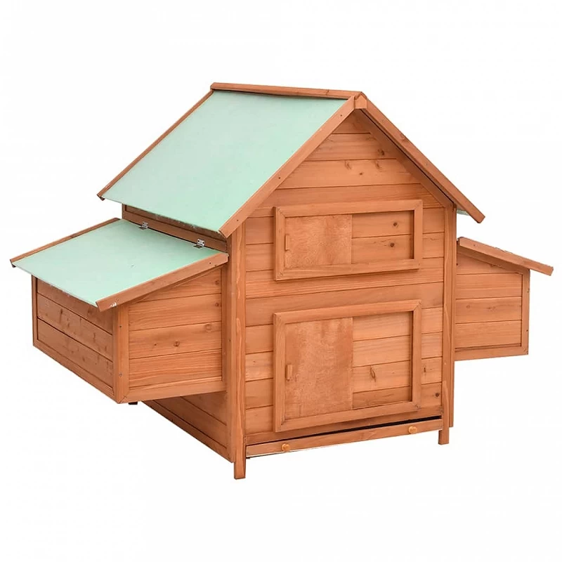 Acquista Pollaio 152x96x110 cm in Legno Massello di Abete con riferimento GHV-171459 della ditta GARDENHOME