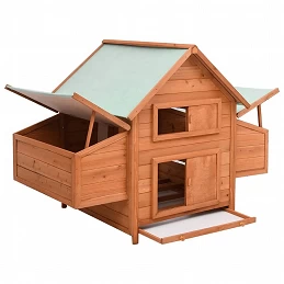 Acquista Pollaio 152x96x110 cm in Legno Massello di Abete con riferimento GHV-171459 della ditta GARDENHOME