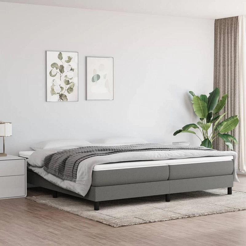 Acquista Giroletto a Molle Grigio Scuro 200x200 cm in Tessuto con riferimento GHV-3120541 della ditta GARDENHOME