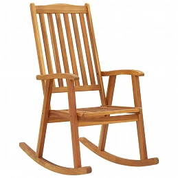 Acquista Sedia a Dondolo con Cuscini in Legno Massello di Acacia con riferimento GHV-3064184 della ditta GARDENHOME