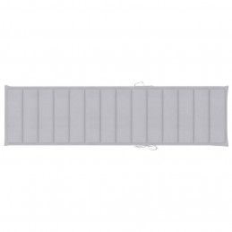 Acquista Cuscino per Lettino Prendisole Grigio 200x50x3 cm in Tessuto con riferimento GHV-314189 della ditta GARDENHOME