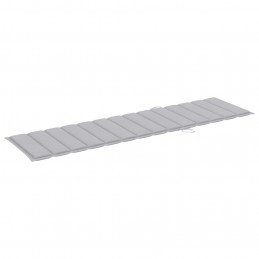 Acquista Cuscino per Lettino Prendisole Grigio 200x50x3 cm in Tessuto con riferimento GHV-314189 della ditta GARDENHOME