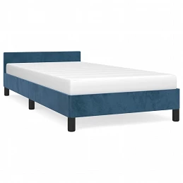 Acquista Giroletto con Testiera Blu Scuro 100x200 cm in Velluto con riferimento GHV-347559 della ditta GARDENHOME