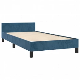 Acquista Giroletto con Testiera Blu Scuro 100x200 cm in Velluto con riferimento GHV-347559 della ditta GARDENHOME