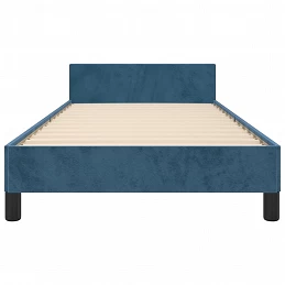 Acquista Giroletto con Testiera Blu Scuro 100x200 cm in Velluto con riferimento GHV-347559 della ditta GARDENHOME