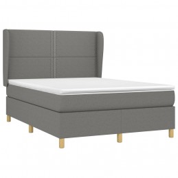 Acquista Giroletto a Molle con Materasso Grigio Scuro 140x200cm Tessuto con riferimento GHV-3128446 della ditta GARDENHOME