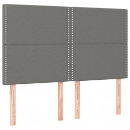 Acquista Giroletto a Molle con Materasso Grigio Scuro 140x200cm Tessuto con riferimento GHV-3128446 della ditta GARDENHOME