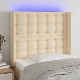 Acquista Testiera a LED crema 93x16x118/128 cm in Tessuto con riferimento GHV-3124469 della ditta GARDENHOME