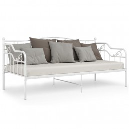 Acquista Telaio Divano Letto Bianco in Metallo 90x200 cm con riferimento GHV-324762 della ditta GARDENHOME