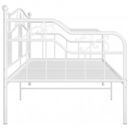 Acquista Telaio Divano Letto Bianco in Metallo 90x200 cm con riferimento GHV-324762 della ditta GARDENHOME