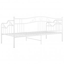 Acquista Telaio Divano Letto Bianco in Metallo 90x200 cm con riferimento GHV-324762 della ditta GARDENHOME