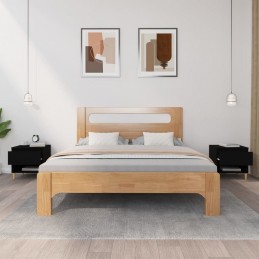 Acquista Comodini 2 pz Neri 50x46x50 cm in Legno Multistrato con riferimento GHV-819535 della ditta GARDENHOME