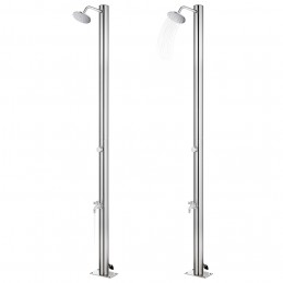 Acquista Doccia da Giardino 215 cm in Acciaio Inossidabile con riferimento GHV-315940 della ditta GARDENHOME