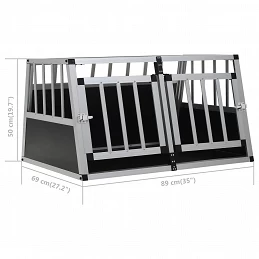 Acquista Trasportino per Cani con Doppia Porta 89x69x50 cm con riferimento GHV-170667 della ditta GARDENHOME