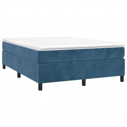 Acquista Giroletto a Molle Blu Scuro 140x200 cm in Velluto con riferimento GHV-3121124 della ditta GARDENHOME