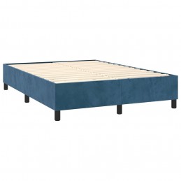 Acquista Giroletto a Molle Blu Scuro 140x200 cm in Velluto con riferimento GHV-3121124 della ditta GARDENHOME