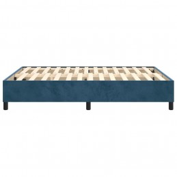 Acquista Giroletto a Molle Blu Scuro 140x200 cm in Velluto con riferimento GHV-3121124 della ditta GARDENHOME