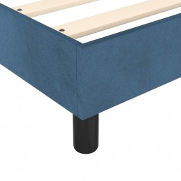 Acquista Giroletto a Molle Blu Scuro 140x200 cm in Velluto con riferimento GHV-3121124 della ditta GARDENHOME