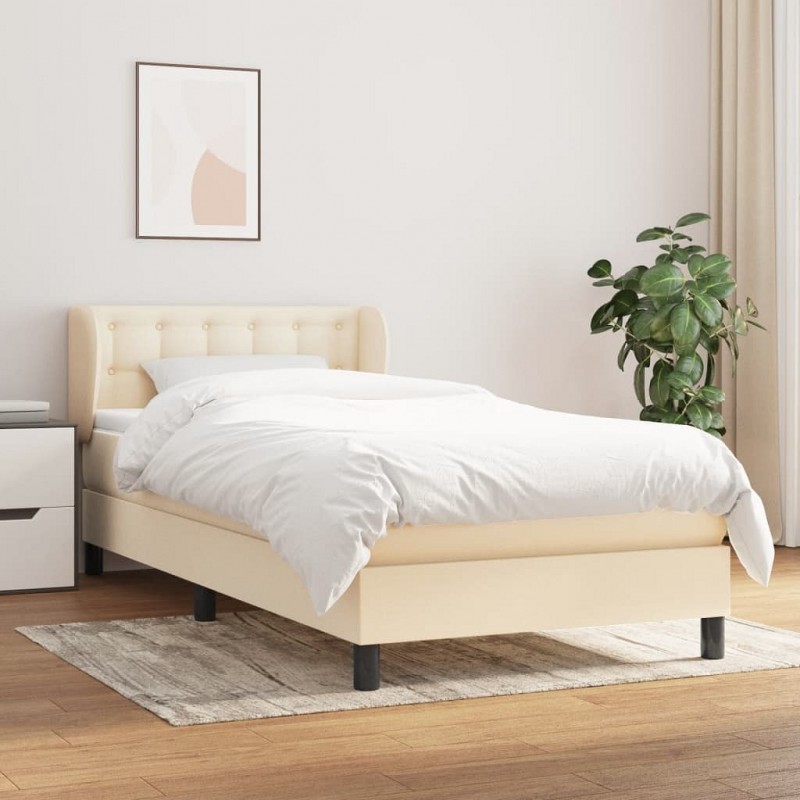 Acquista Giroletto a Molle con Materasso Crema 100x200 cm in Tessuto con riferimento GHV-3126546 della ditta GARDENHOME