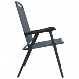 Acquista Sedie da Giardino Pieghevoli 2 pz in Textilene Grigie con riferimento GHV-47922 della ditta GARDENHOME