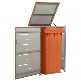 Acquista Copribidone per Spazzatura Singolo 69x77,5x115 cm Acciaio Inox con riferimento GHV-149562 della ditta GARDENHOME
