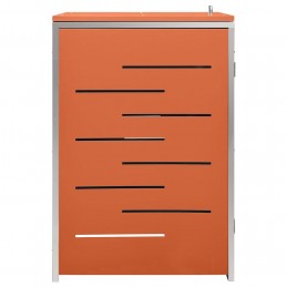 Acquista Copribidone per Spazzatura Singolo 69x77,5x115 cm Acciaio Inox con riferimento GHV-149562 della ditta GARDENHOME