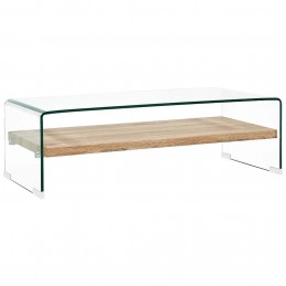 Acquista Tavolino da Caffè Trasparente 98x45x31 cm in Vetro Temperato con riferimento GHV-284743 della ditta GARDENHOME